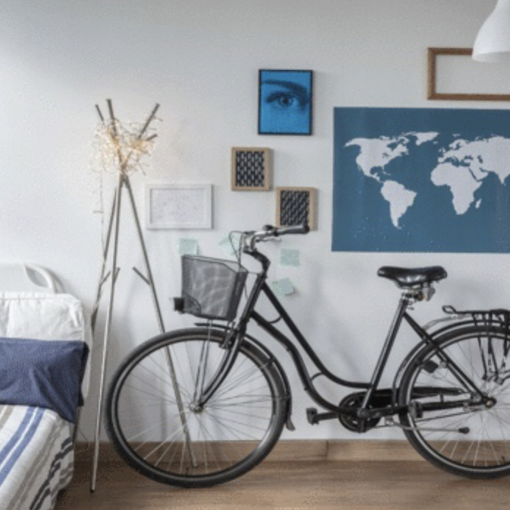 Πρωτότυπες ιδέες για να φυλάτε το ποδήλατο μέσα στο σπίτι