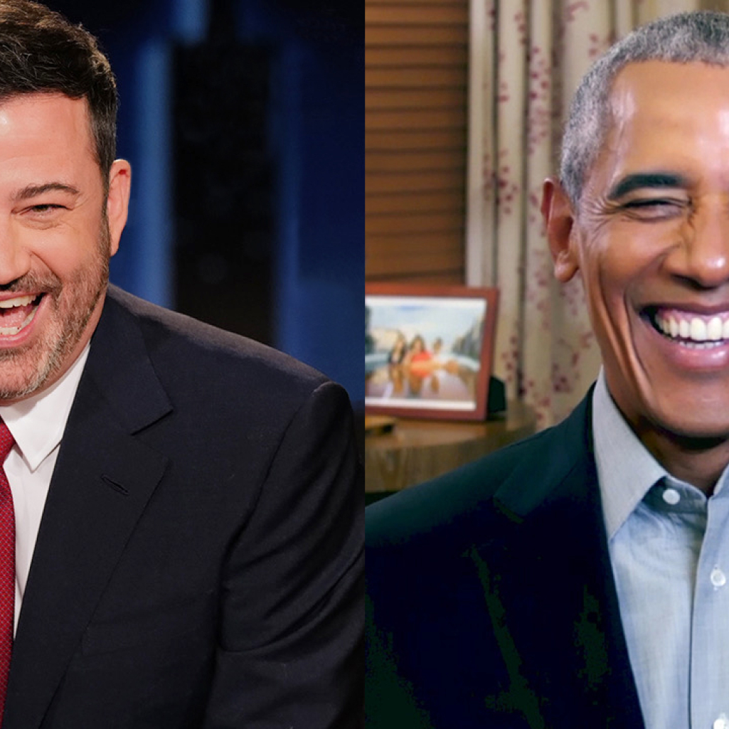 Ο Barack Obama "καυτηριάζει" τον Donald Trump στο show του Jimmy Kimmel