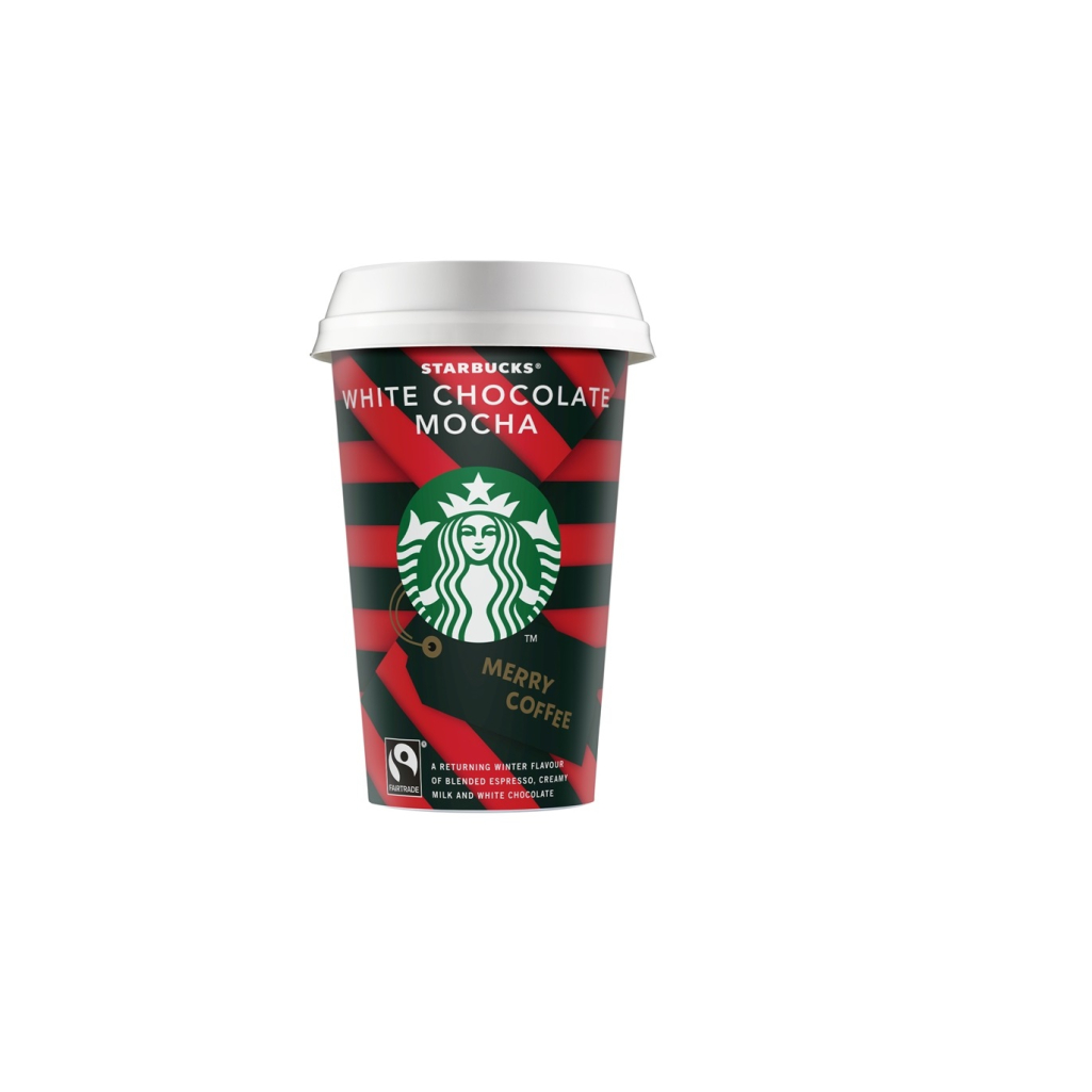 Τα αγαπημένα ροφήματα on the go των Starbucks  White Chocolate Mocha & Cappuccino  «στολίζονται» και υποδέχονται τα Χριστούγεννα! 