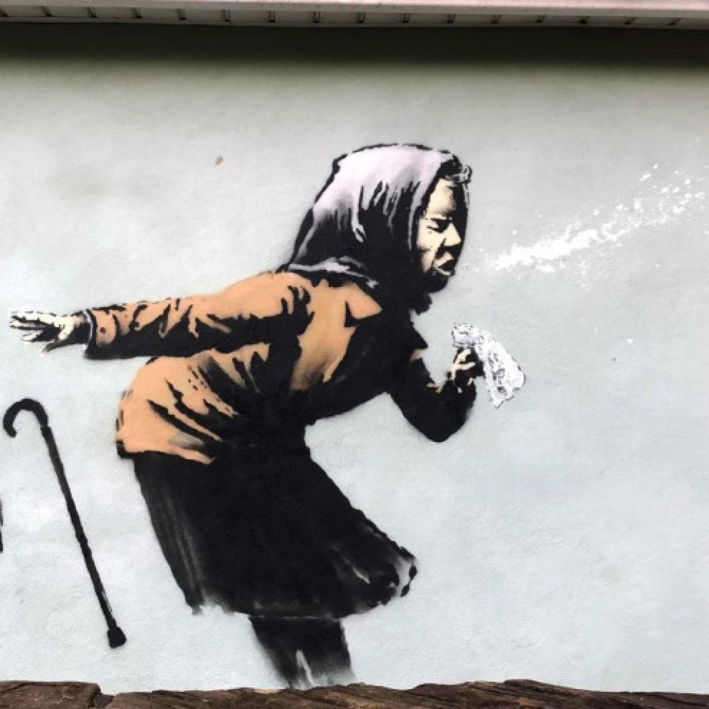 O Banksy αποκάλυψε το νέο του έργο στο Bristol