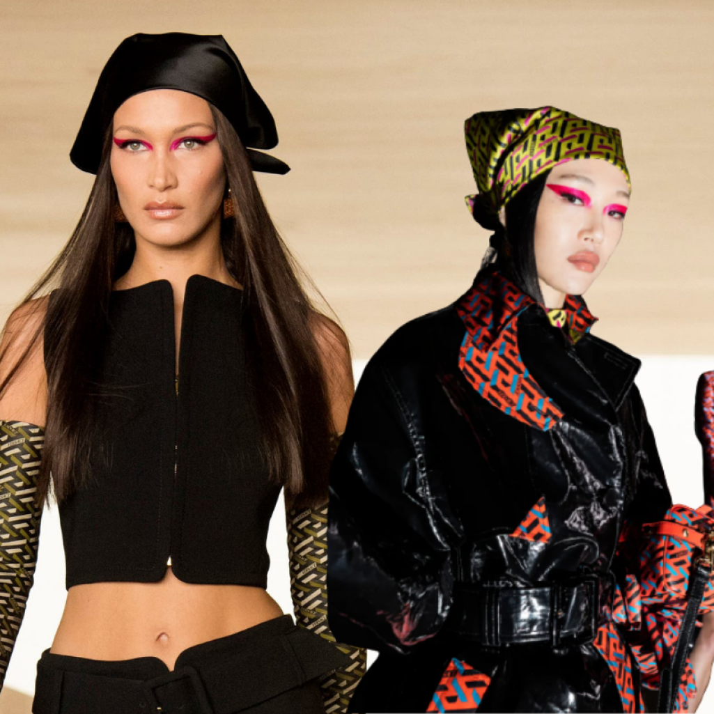 Headscarf: Πώς θα φορεθούν φέτος τα μαντήλια σύμφωνα με τον οίκο Versace