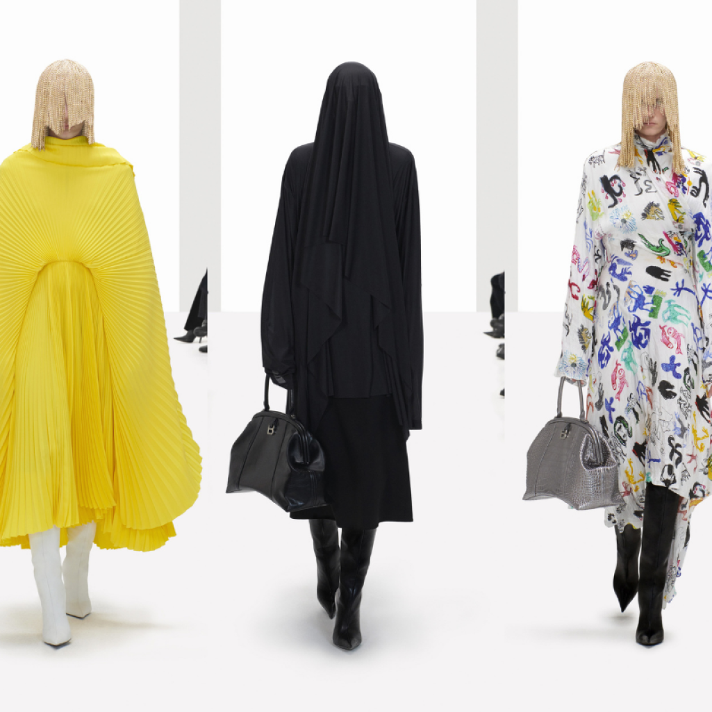 Balenciaga S/S 2022: To show του οίκου ήταν μια παρέλαση από ανατριχιαστικούς κλώνους