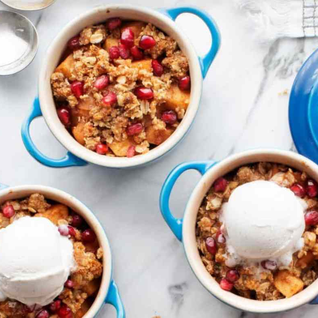 Apple Crisp: Η τεμπέλικη μηλόπιτα