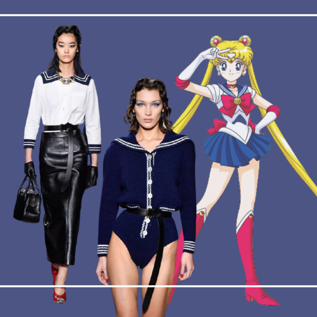 Sailor collar: To κομμάτι που πάει το navy chic σε άλλο επίπεδο - Θα μας μεταμορφώσει σε Sailor Moon