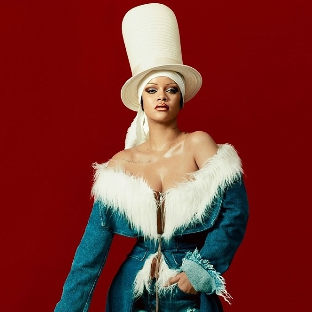 Η Rihanna σε μια iconic φωτογράφιση για το περιοδικό Dazed