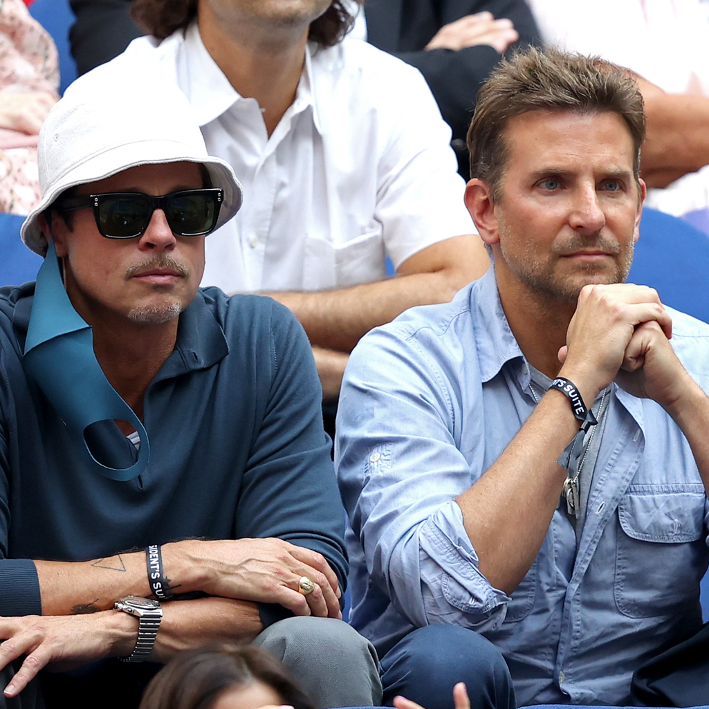 US Open: Tι να το κάνεις το τένις όταν έχεις Brad Pitt και Bradley Cooper στις κερκίδες