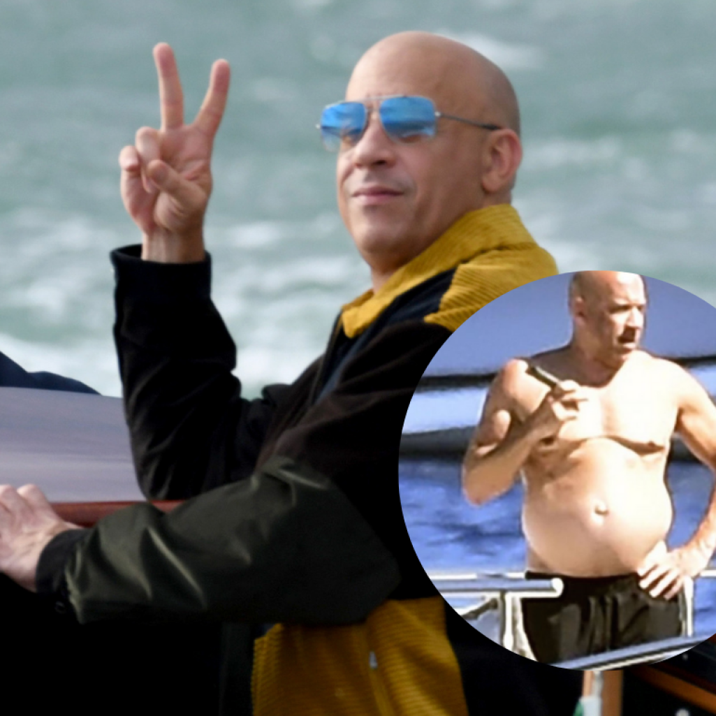 O Vin Diesel καλοπερνάει στην Ιταλία και αυτό βγαίνει προς τα έξω