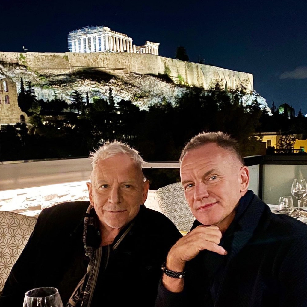 O Sting γιόρτασε τα γενέθλιά του κάτω από την Ακρόπολη
