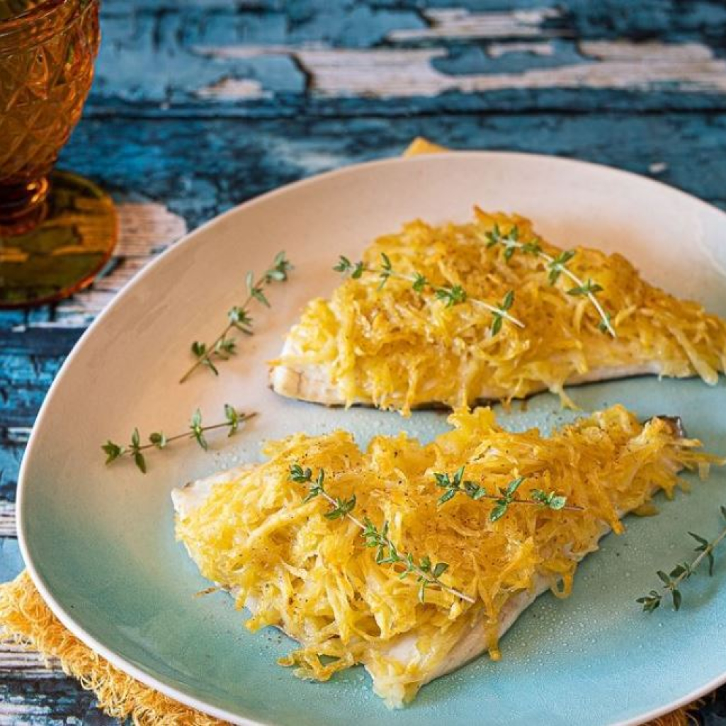 Φτιάχνουμε το πιο νόστιμο φιλέτο τσιπούρας με κρούστα πατάτας 