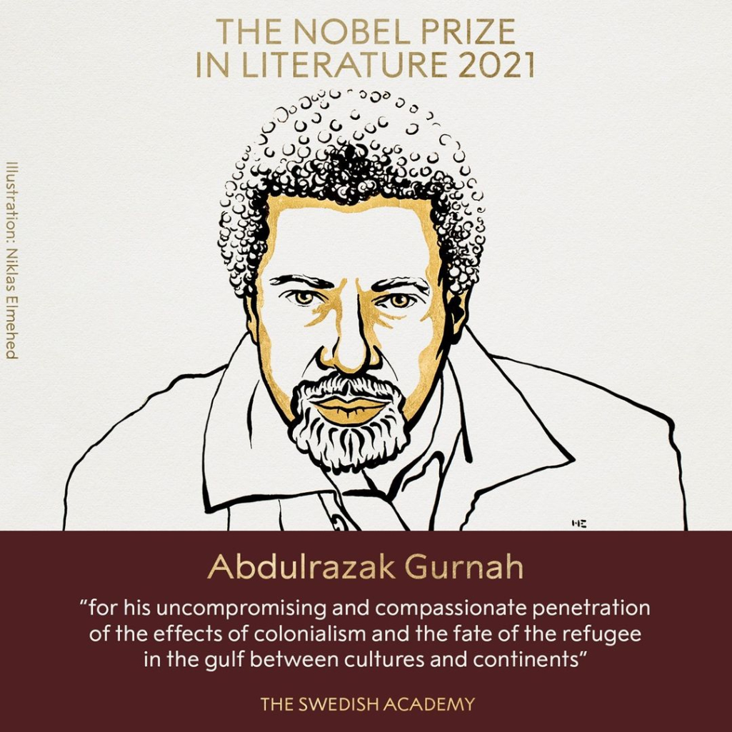To Nόμπελ Λογοτεχνίας 2021 απονεμήθηκε στον εξαιρετικό Abdulrazak Gurnah