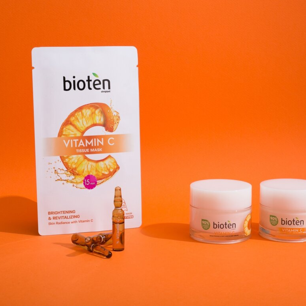 Εσύ, πιο λαμπερή από ποτέ με τη σειρά bioten Vitamin C!