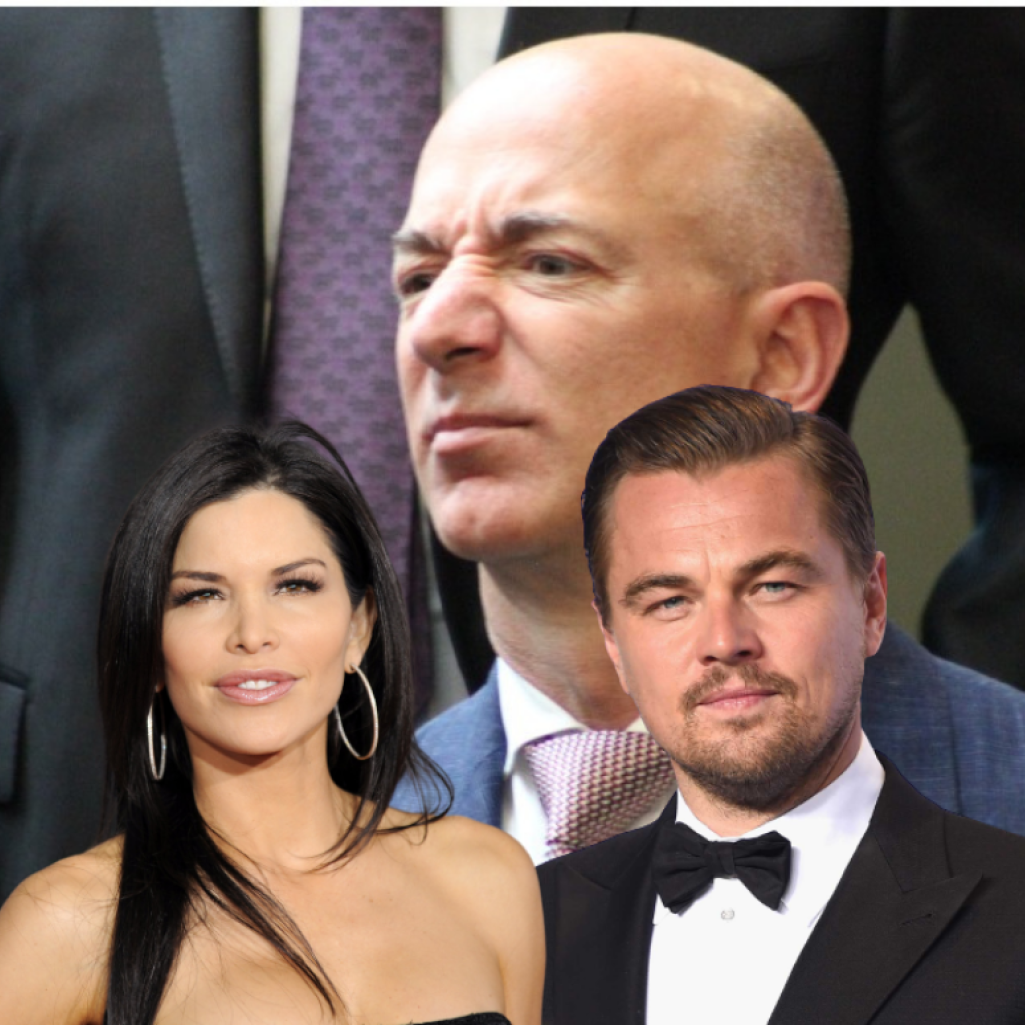 Βρείτε κάποιον να σας κοιτάζει όπως η κοπέλα του Jeff Bezos τον Leonardo DiCaprio