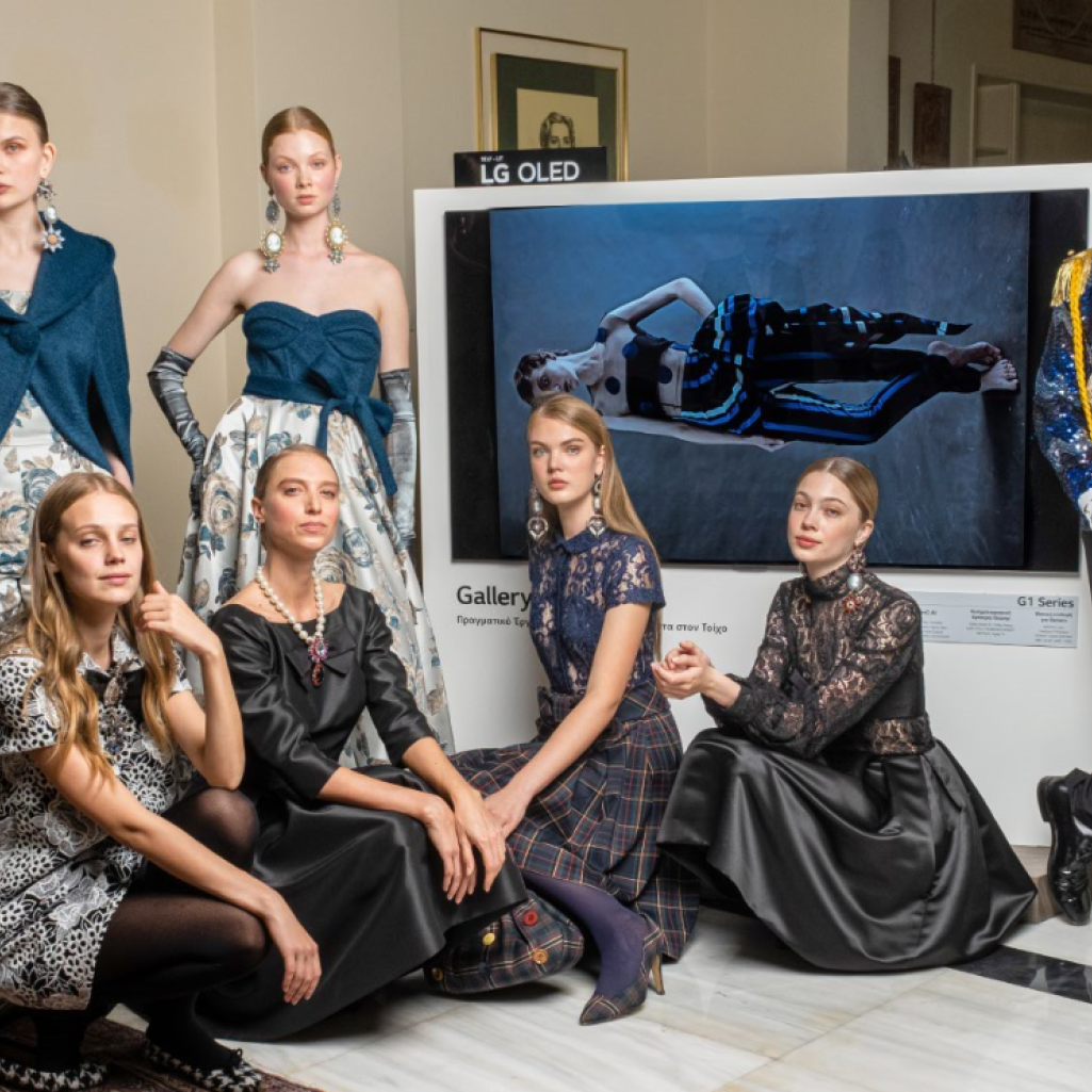 Η LG OLED G1 TV δεσπόζει στο εντυπωσιακό Fashion Show του Bασίλη Ζούλια