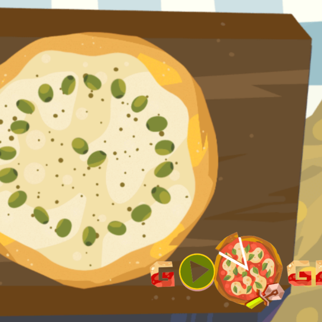 Προσοχή: Το σημερινό Google doodle θα σας κάνει να χάσετε όλη την ημέρα κόβοντας πίτσα (αλλά θα το διασκεδάσετε)