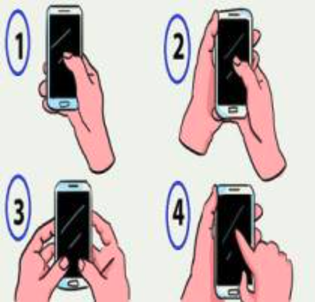 πώς κρατάς το κινητό σου