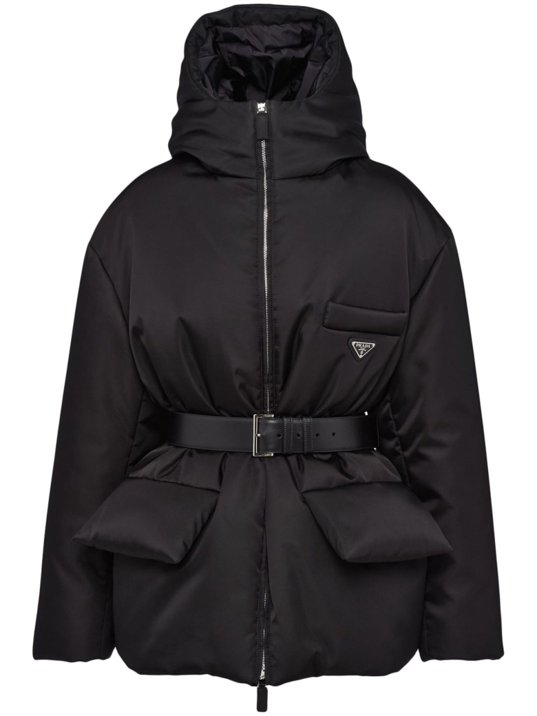 puffer jacket prada mavro