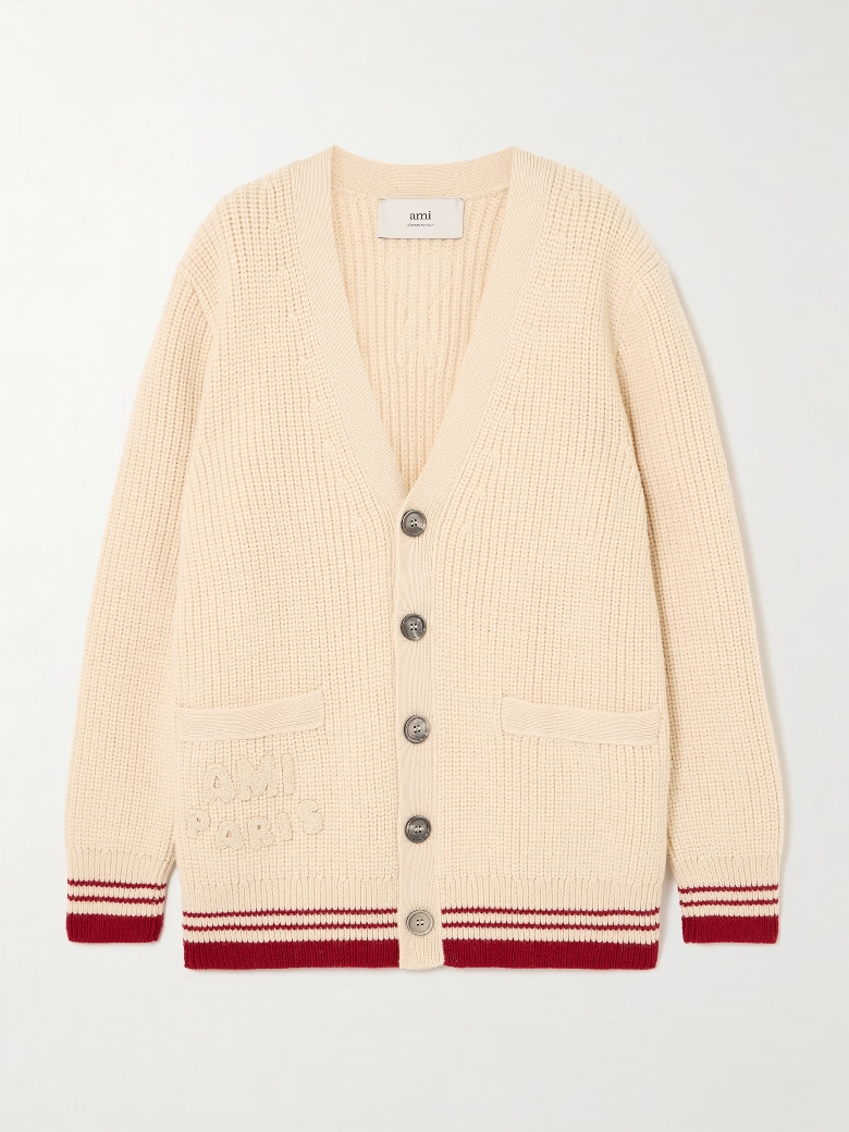 ami paris cardigan