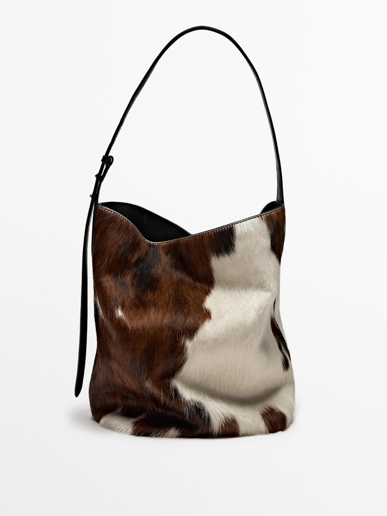 cow print tsanta massimo dutti
