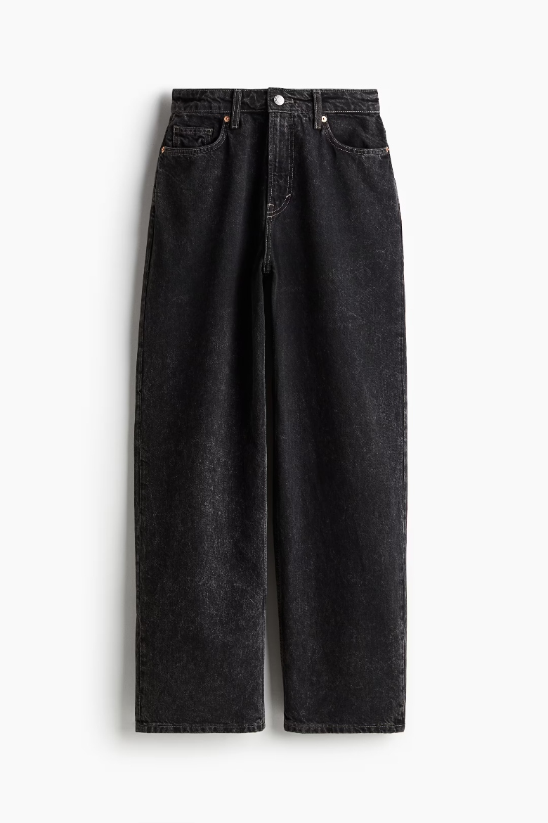 denim baggy h&m