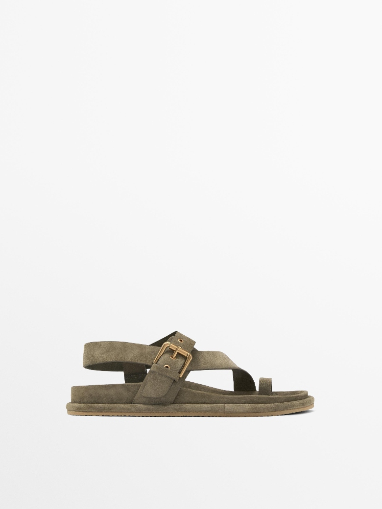 olive green massimo dutti