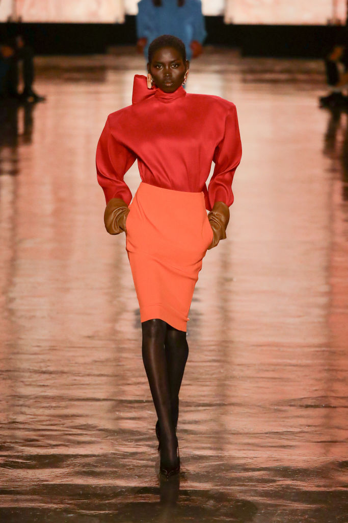 saint laurent runway