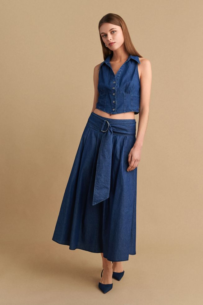 Denim skrit