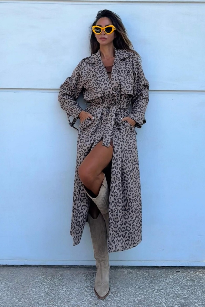 Leopard coat
