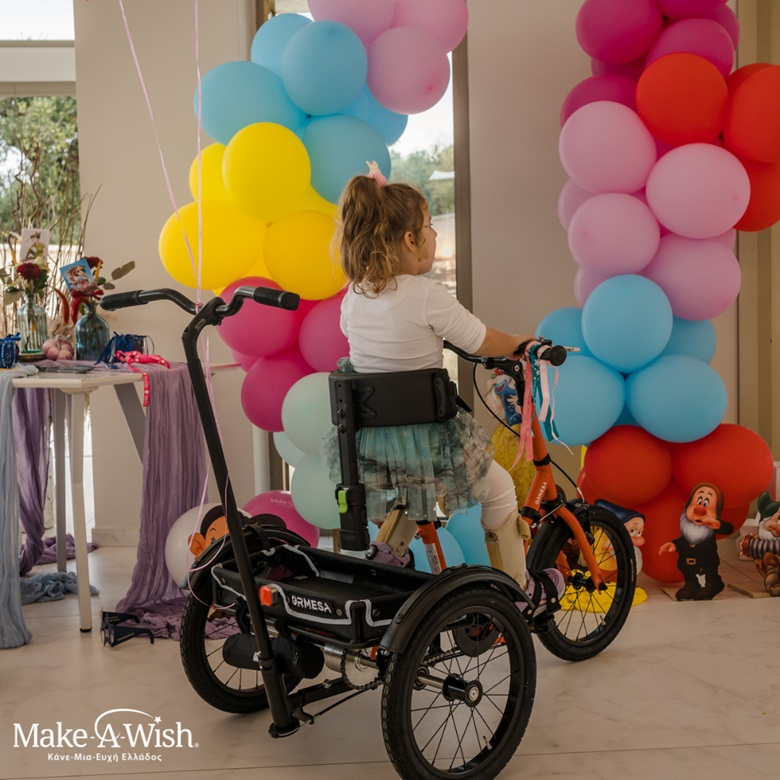 Make-a-Wish, &Pi;&alpha;&gamma;&kappa;ό&sigma;&mu;&iota;&alpha; &Eta;&mu;έ&rho;&alpha; &kappa;&alpha;&tau;ά &tau;&omicron;&upsilon; &Kappa;&alpha;&rho;&kappa;ί&nu;&omicron;&upsilon; &tau;&eta;&sigmaf; &Pi;&alpha;&iota;&delta;&iota;&kappa;ή&sigmaf; &Eta;&lambda;&iota;&kappa;ί&alpha;&sigmaf;
