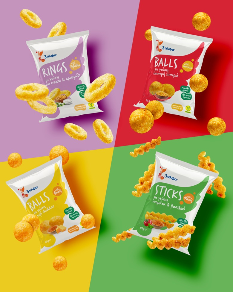 3&alpha;&lambda;&phi;&alpha; snacks