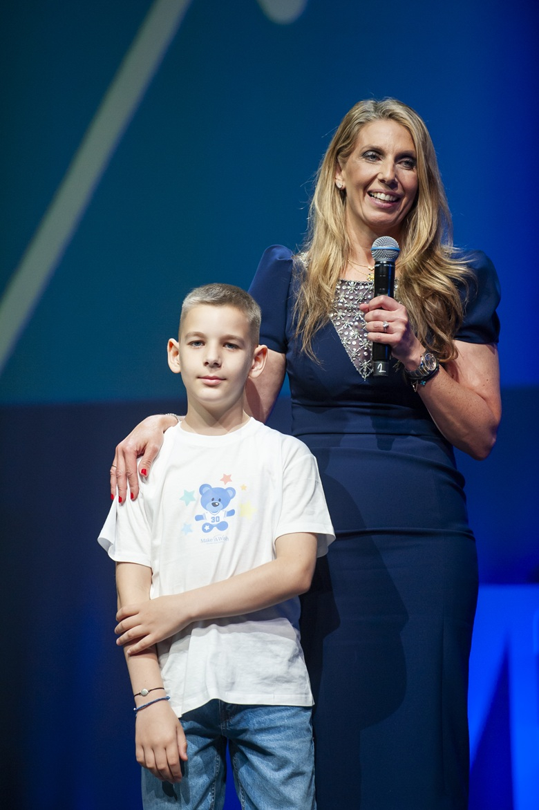 &Eta; &Pi;&rho;ό&epsilon;&delta;&rho;&omicron;&sigmaf; &tau;&omicron;&upsilon; Make-A-Wish, &Epsilon;&lambda;έ&nu;&eta; &Kappa;&omega;&nu;&sigma;&tau;&alpha;&nu;&tau;&iota;&nu;ί&delta;&eta; &kappa;&alpha;&iota; &omicron; &Kappa;&omega;&nu;&sigma;&tau;&alpha;&nu;&tau;ί&nu;&omicron;&sigmaf;, &Pi;&alpha;&iota;&delta;ί &Epsilon;&upsilon;&chi;ή&sigmaf;