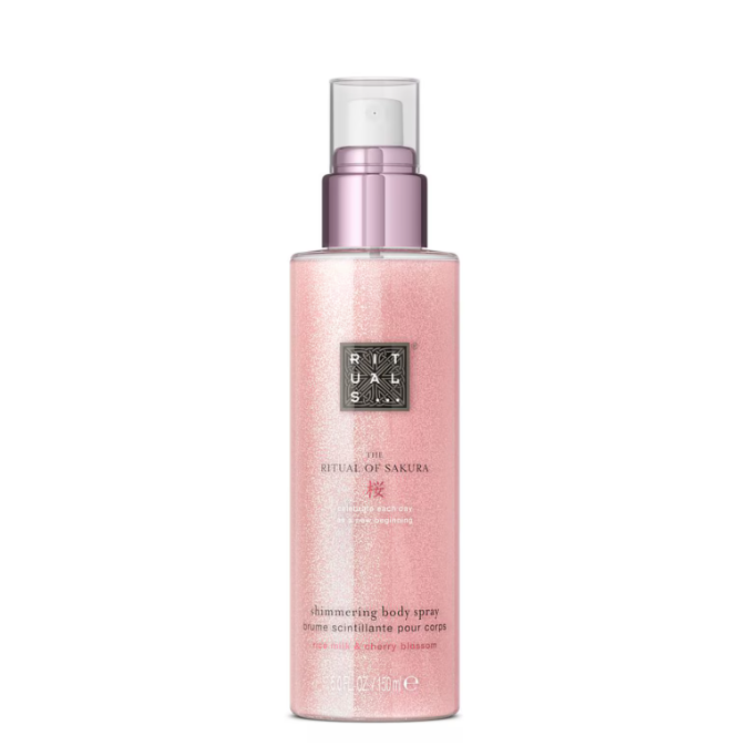 body mist με γκλίτερ