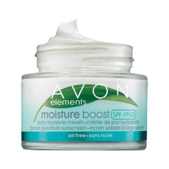 Avon Elements Moisture Boost Daily Moisture Cream Broad Spectrum SPF 15 Oil-Free