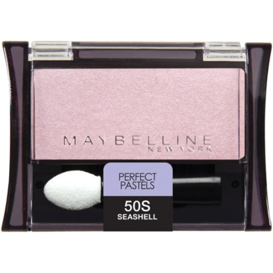 Maybelline Expert Wear Perfect Pastels Shimmer Eyeshadow Singles, 50 Seashell