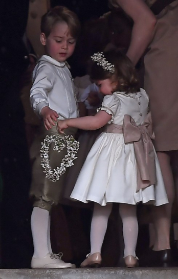 O πρίγκιπας George και η πριγκίπισσα Charlotte.