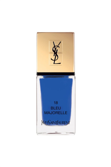 Yves Saint Laurent La Laque Couture Nail Lacquer 18 Bleu Majorelle 
