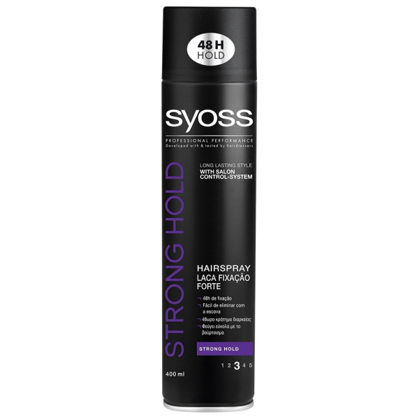 Syoss Hairspray Strong Επαγγελματικό Δυνατό Κράτημα