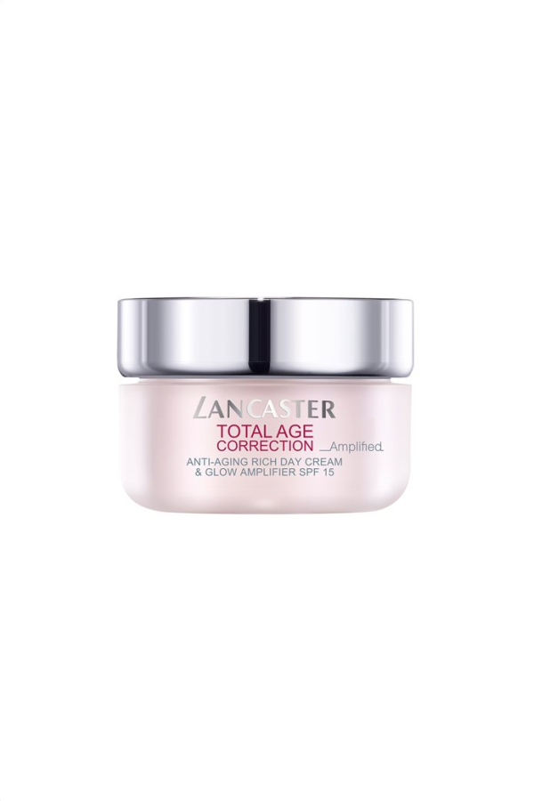 Lancaster Total Age Correction Amplified - Anti-Aging Rich Day Cream & Glow Amplifier Spf15 