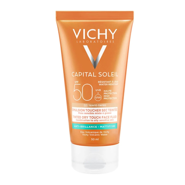 Vichy, Capital Soleil Mattifying Face Tinted Dry Touch SPF50