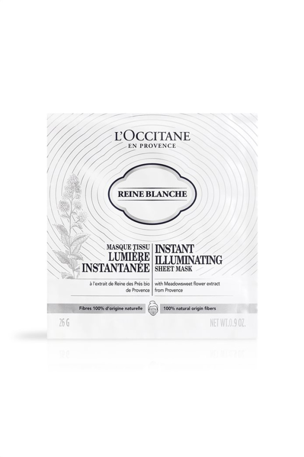 L'Occitane Reine Blanche Instant Illuminating Sheet Mask 
