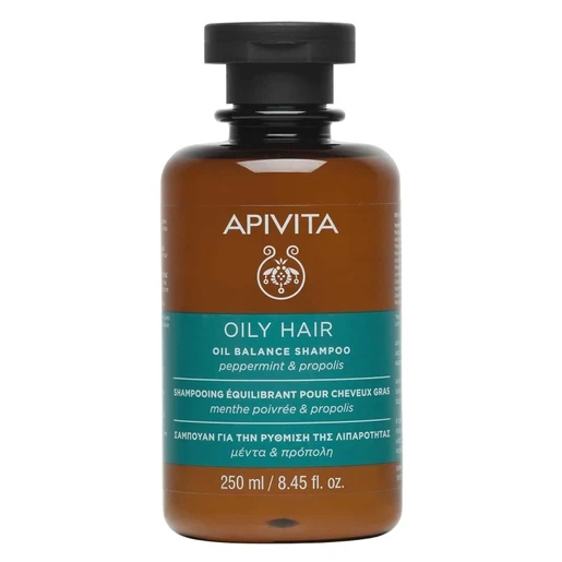 Apivita Oily Hair Shampoo With Peppermint & Propolis