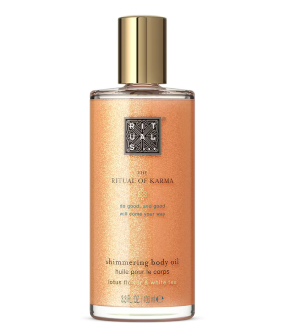 λάδι σώματος με γκλίτερ