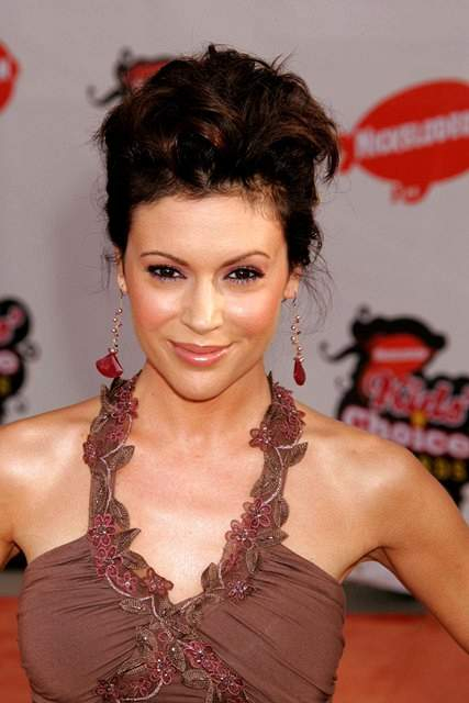 Alyssa Milano at Nickelodeon s 18th Annual Kids Choice Awards UCLA s Pauley Pavilion Westwood California rPicture by Russ Einhorn r P r B Ref RE020405 A r P r B Splash News and Pictures B br rLos Angeles 310-821-2666 br rNew York 212-619