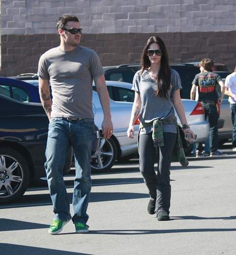 EXCLUSIVE Megan Fox and fiancee Brian Austin Green out in L A 