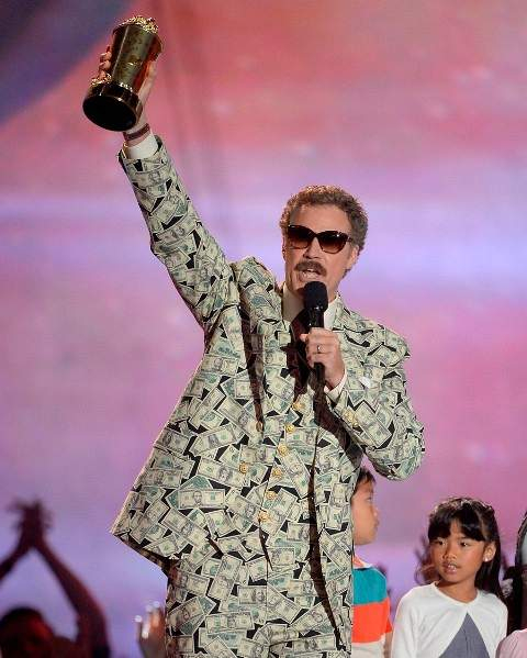 onstage during the 2013 MTV Movie Awards at Sony Pictures Studios on April 14 2013 in Culver City California 