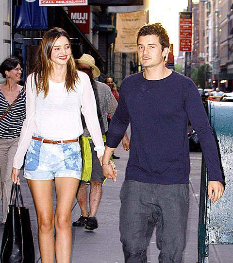 Orlando Bloom and Miranda Kerr head to dinner in NYC