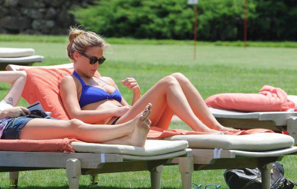 Bar Refaeli on holiday in Sardinia
