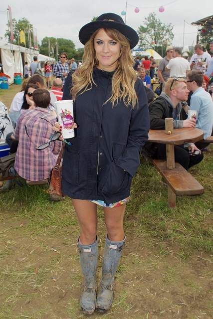 The 2013 Glastonbury Festival at Worthy Farm in Glastonbury England