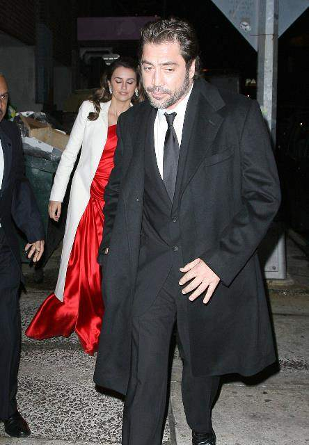 EXCLUSIVE Penelope Cruz and Javier Bardem leaving the after party for Nine in New York City