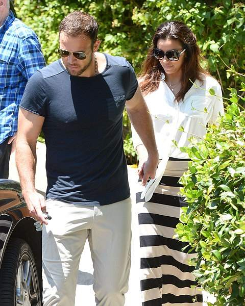 Eva Longoria and her new boyfriend Ernesto Arguello go house shopping in Hollywood Hills