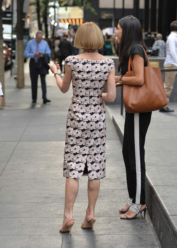 Anna Wintour seen in Midtown Manhattan with Andre Leon Talley